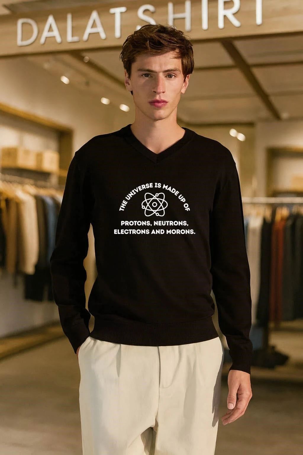 The Universe Is Made Up of Protons, Neutrons, Electrons and Morons shirt