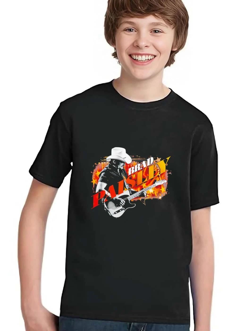 Brad Paisley Cowboy Hat Musician Playing Electric Guitar shirt