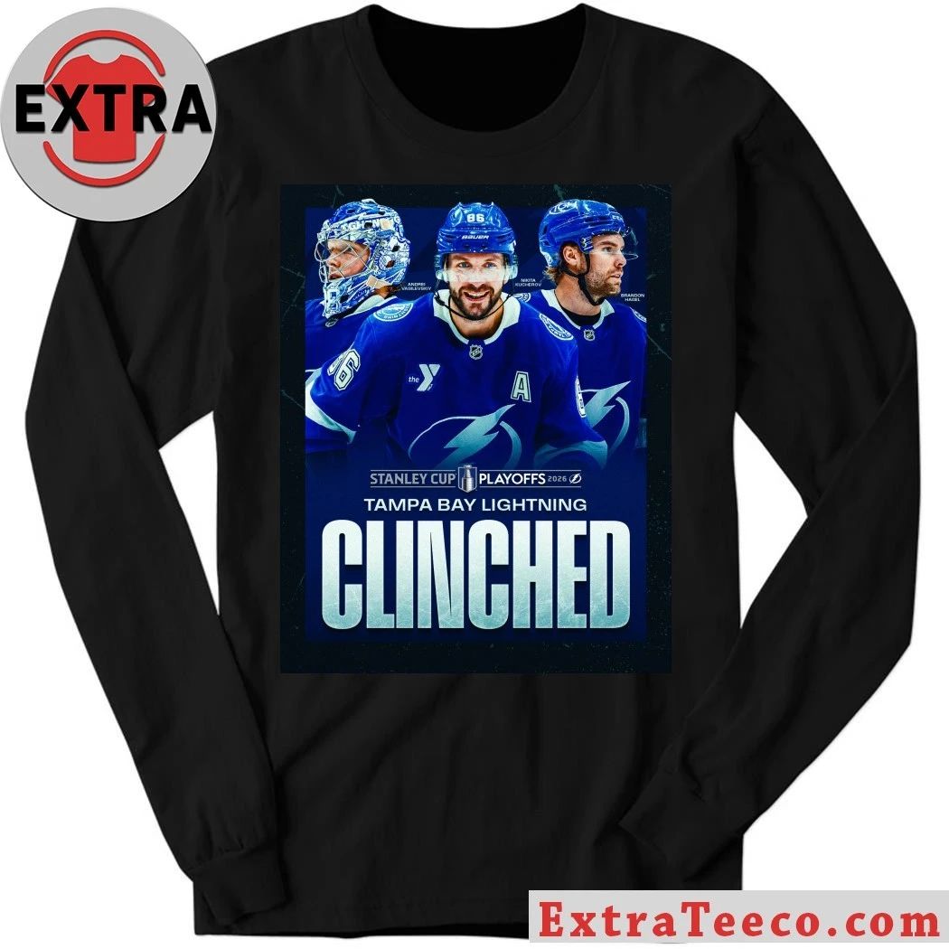 The Tampa Bay Lightning have officially clinched a spot in the 2026 Stanley Cup Playoffs T-Shirt