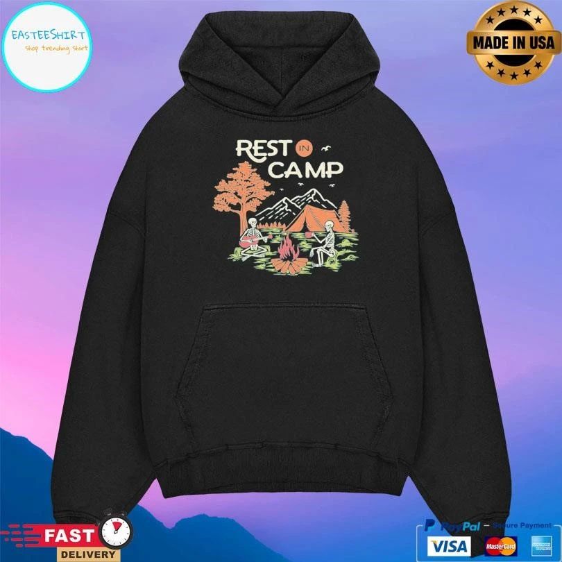 Rest In Camp Skeletons T-shirts