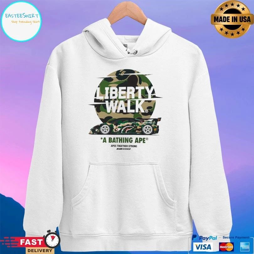 Liberty Walk A Bathing Ape Apes Together Strong T-shirts