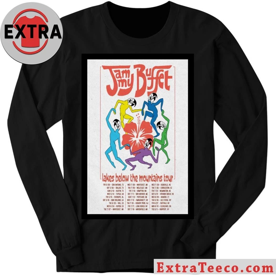 Jammy Buffet Lakes Band Tour 2026 Poster Shirt