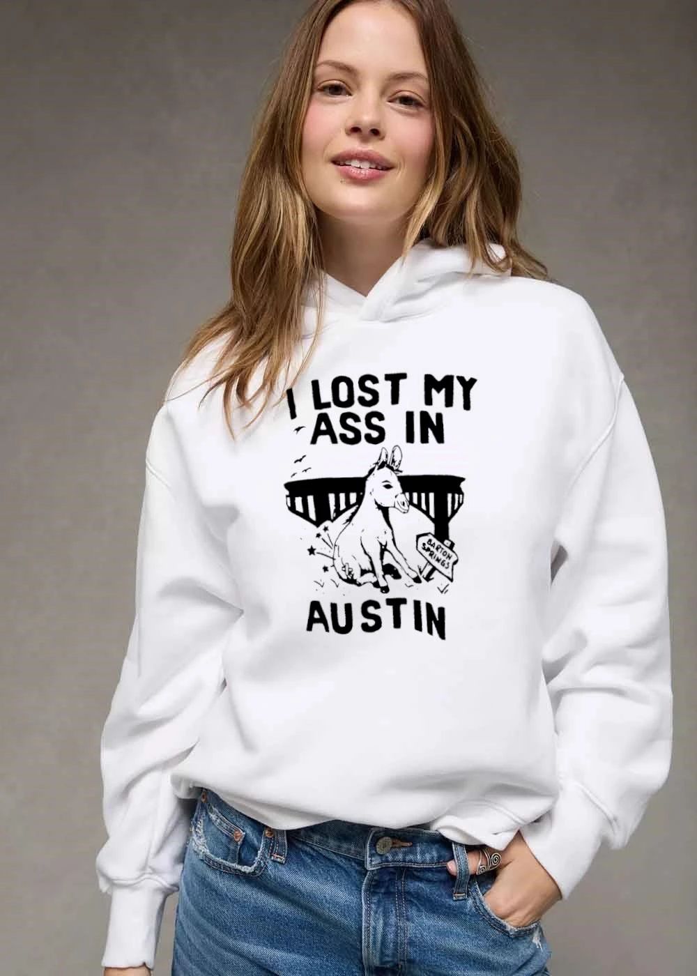 Funny I Lost My Ass In Austin Barton Springs Injured Donkey Bridge shirt
