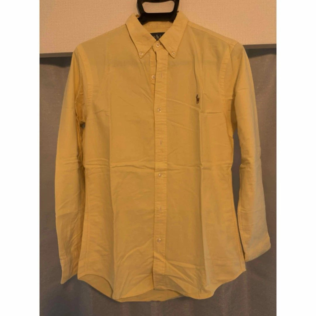Ralph Lauren Button Down Shirt M Slim Fit Yellow Japan