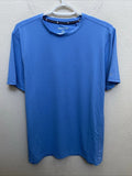 Kenneth Cole Active Mens Large Malibu Blue Short Sleeve Crew T-Shirt Tech SS NWT