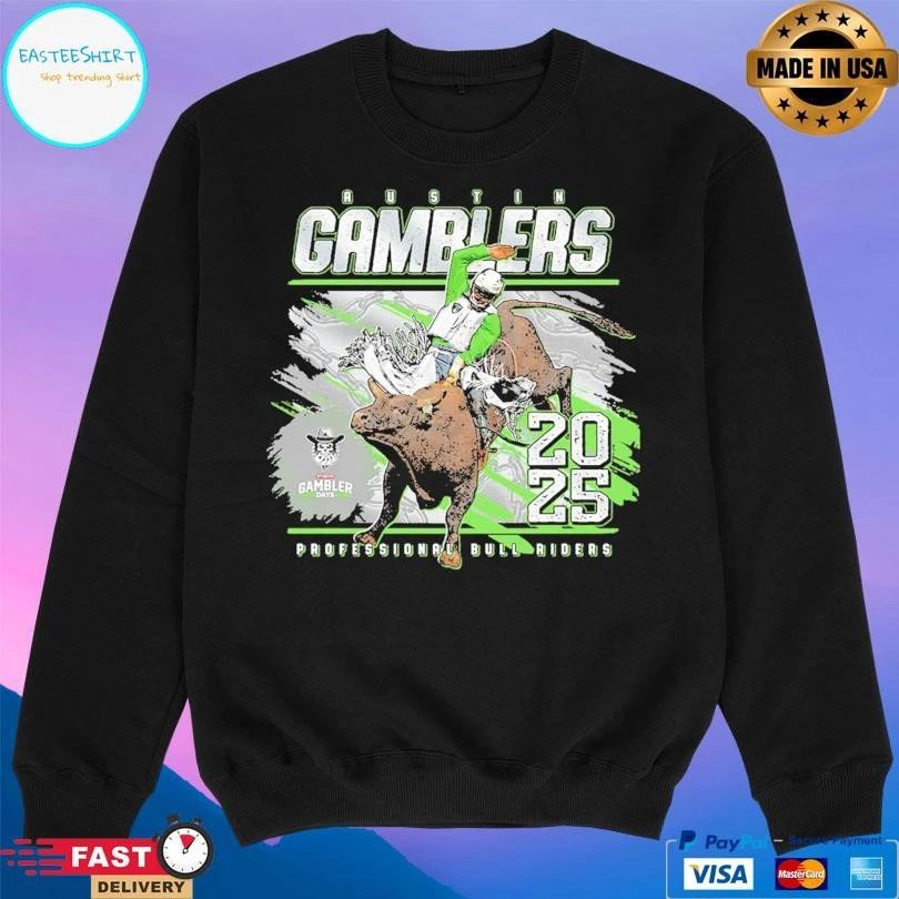 Austin Gamblers 2025 Event Professional Bull Riders T-shirts