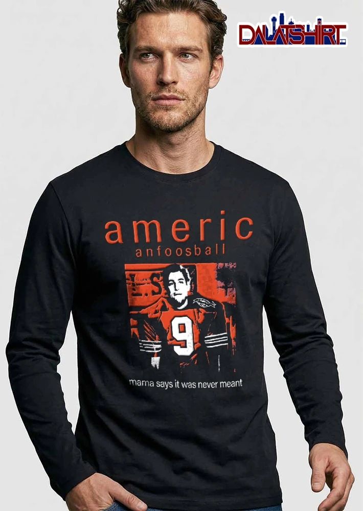 Americ Anfoosball Mama Says It Was Never Meant Adam Sandler Bobby Boucher The Waterboy Football Jersey Stencil shirt