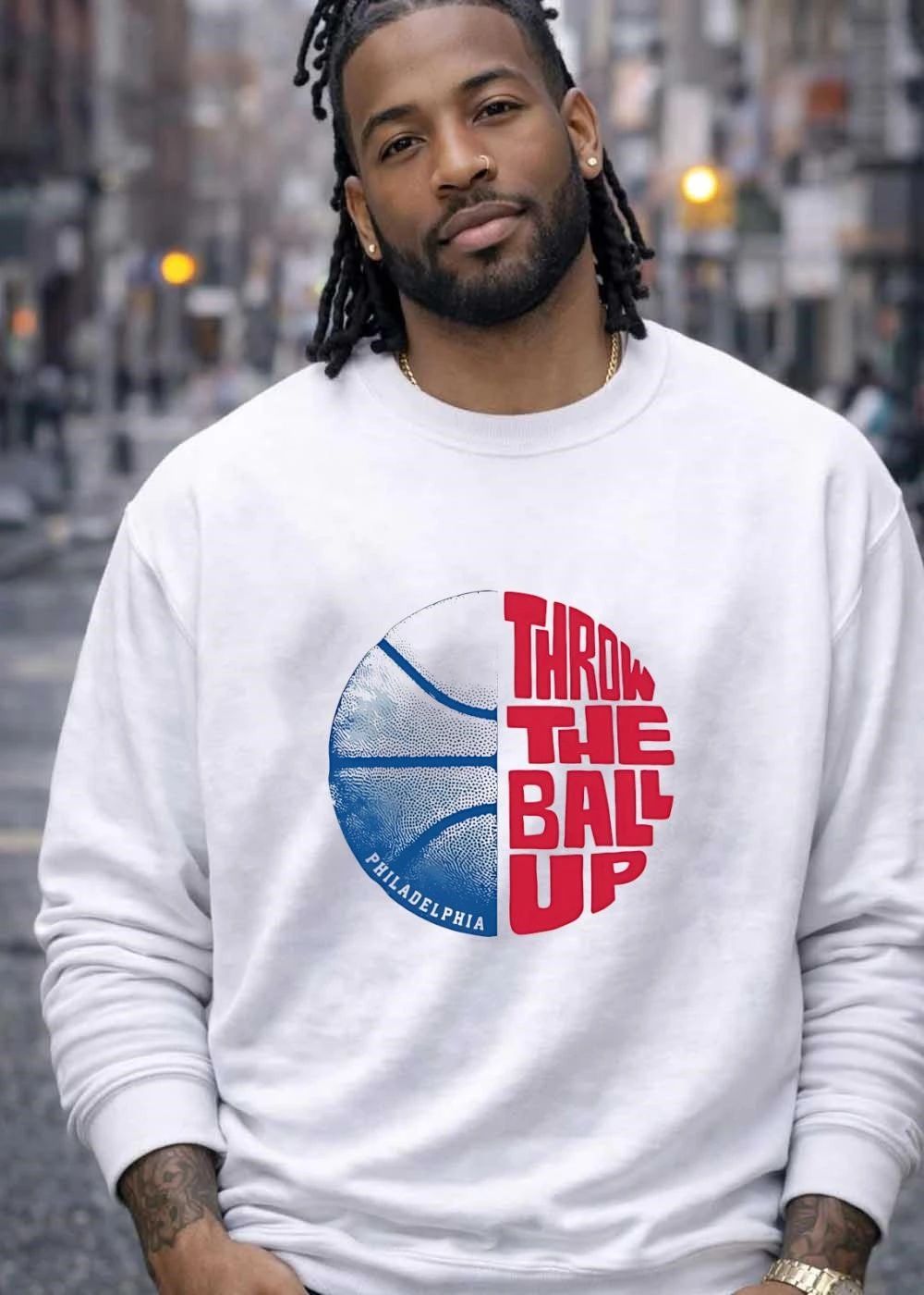Philadelphia Basketball Throw the Ball Up Shirt