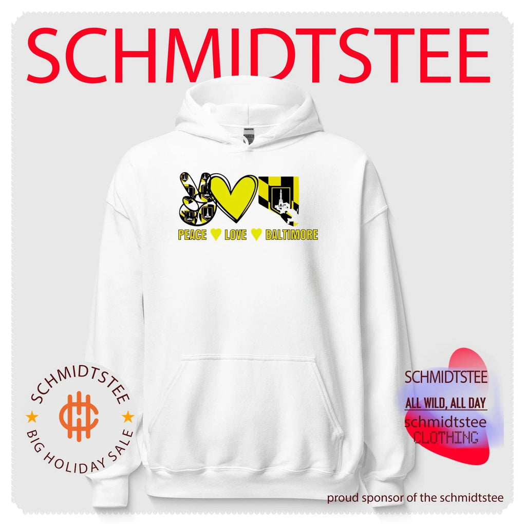 Peace Love Baltimore Maryland Flag Charm City shirt