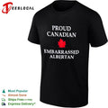 Proud Canadian Embarrassed Albertan Canada T-shirt