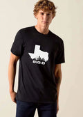 Big D Texas State Map Outline Dallas City Skyline Silhouette shirt