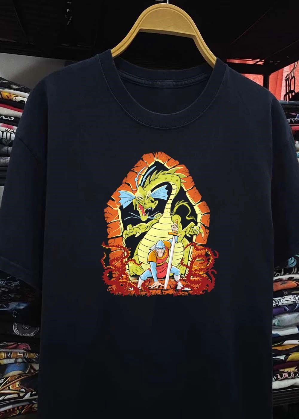 Dragons and Knights, Brave Warrior Confronts a Fearsome Beast, T-Shirt