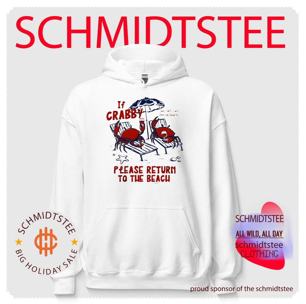 If Crabby Please Return to the Beach crab shirt