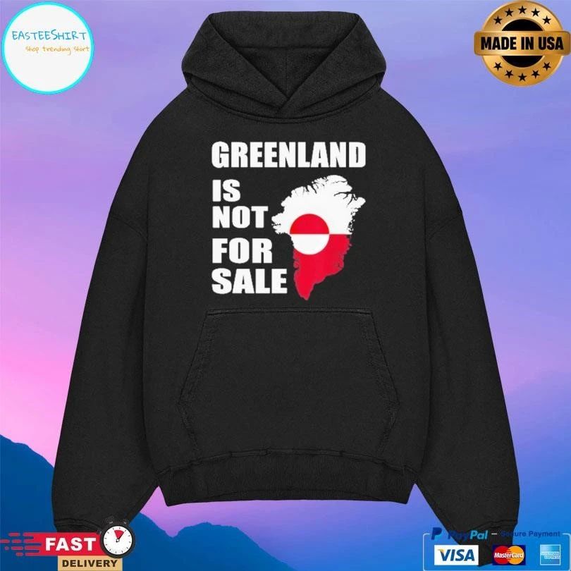 Greenland Is Not For Sale Greenland Map 2026 T-shirts