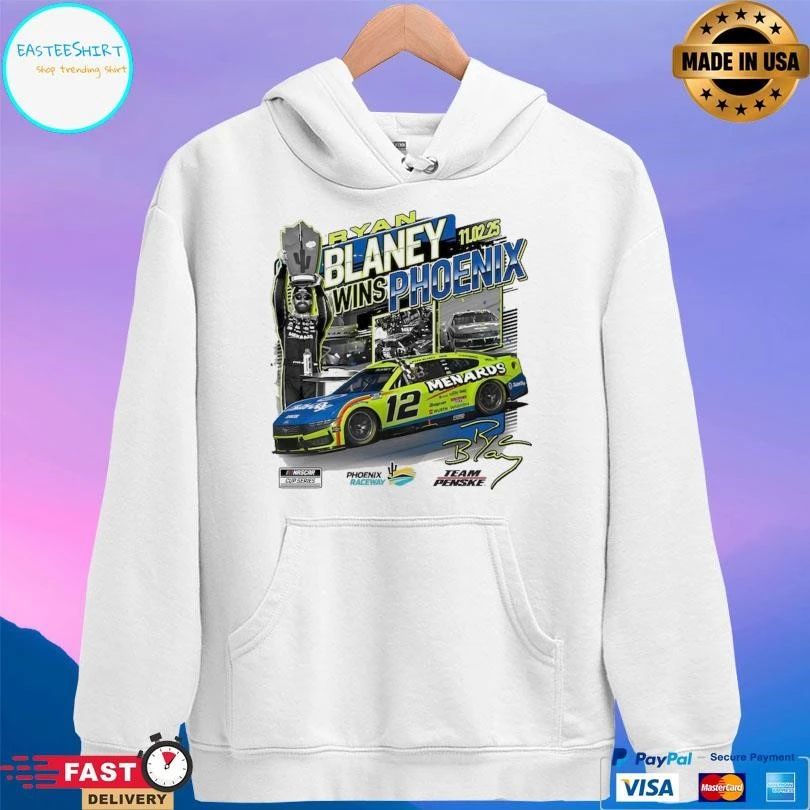 Ryan Blaney Checkered Flag Sports 2025 Nascar Cup Series Championship Race Winner T-shirts