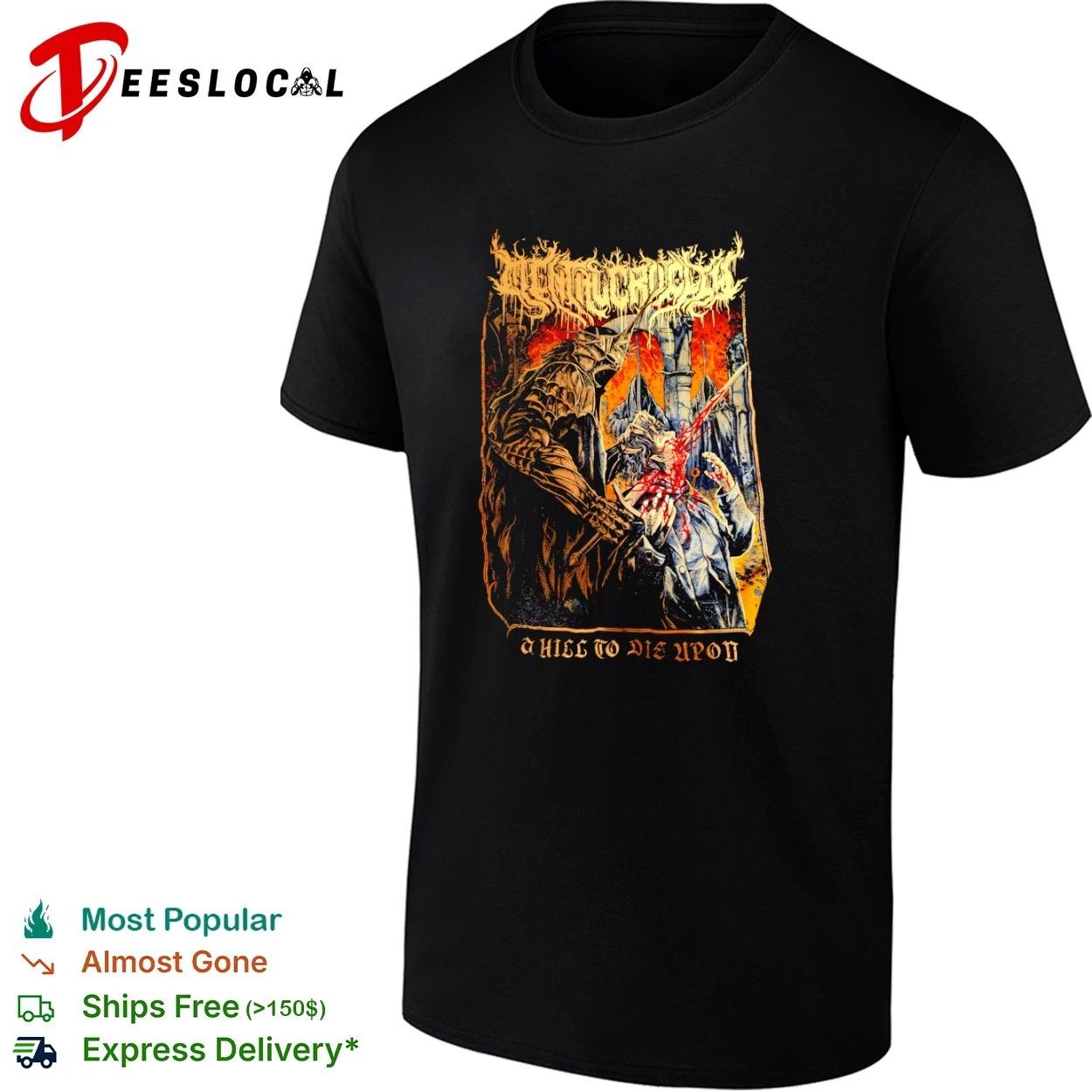 Mental Cruelty A Hill to Die Upon Deathcore T-shirt