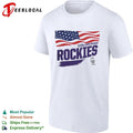 Colorado Rockies Waving Flag MLB baseball T-shirt
