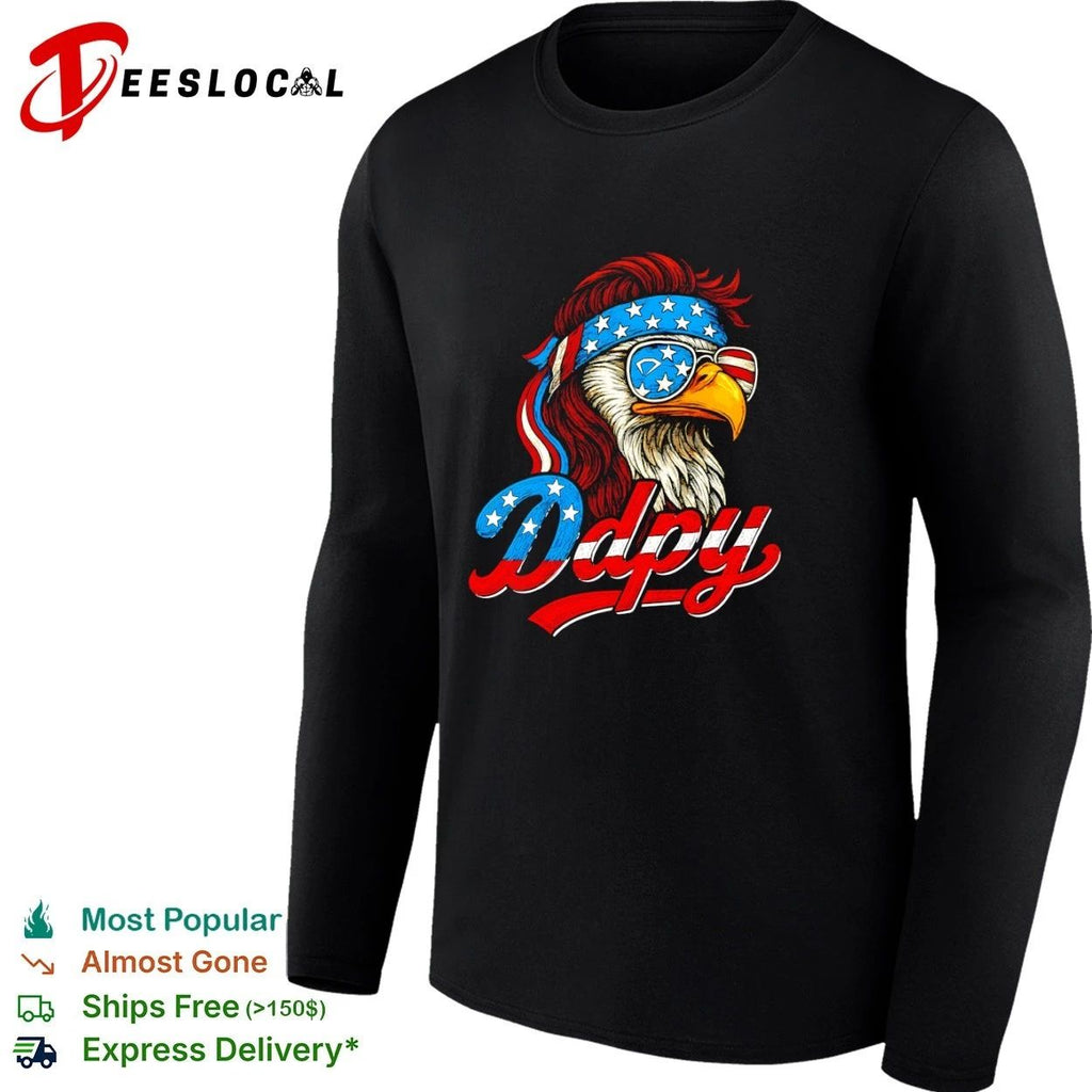 America Ddpy Eagle Mullet Sunglasses patriotic T-shirt