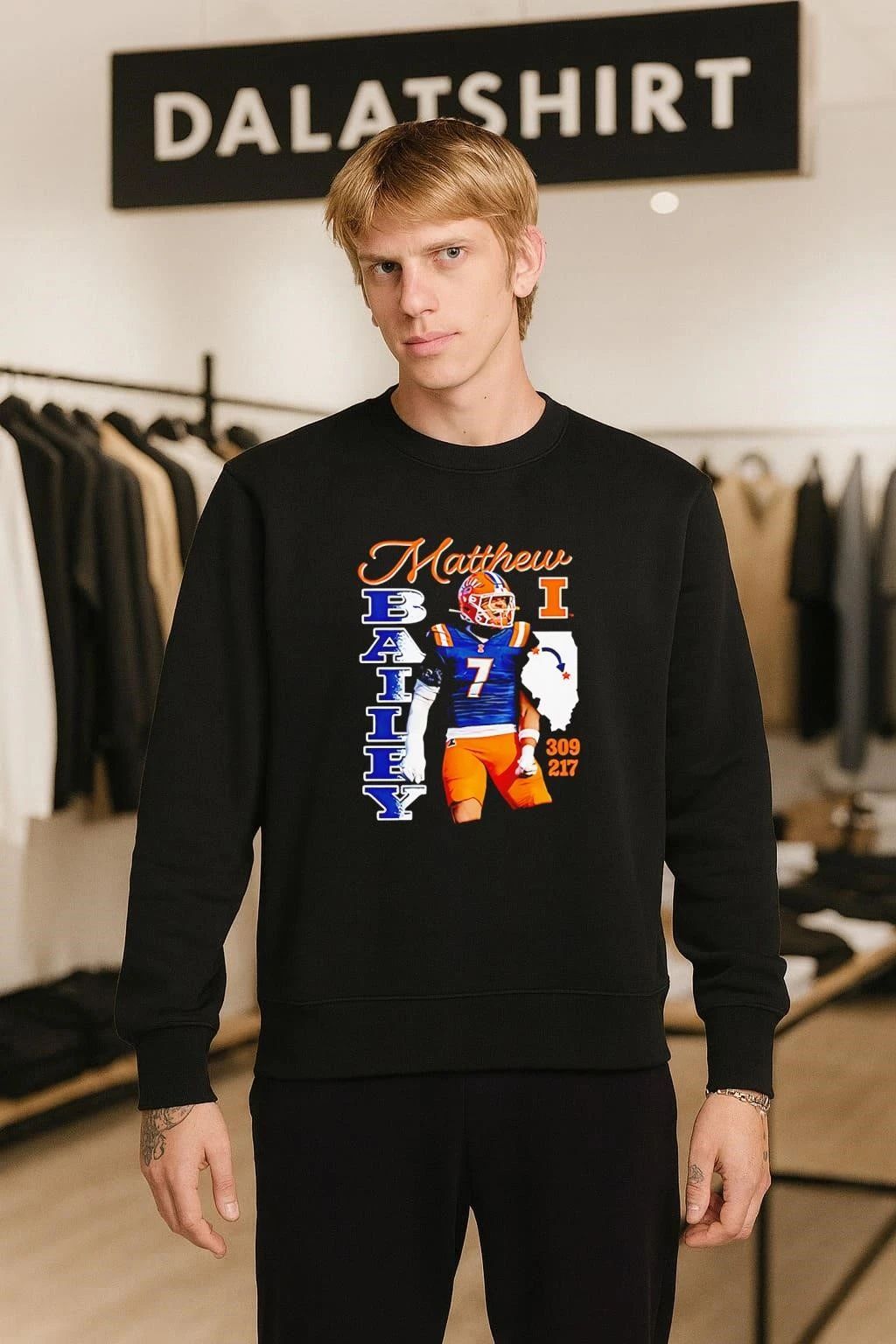 Matthew Bailey Illinois 309 217 Fighting Illini shirt