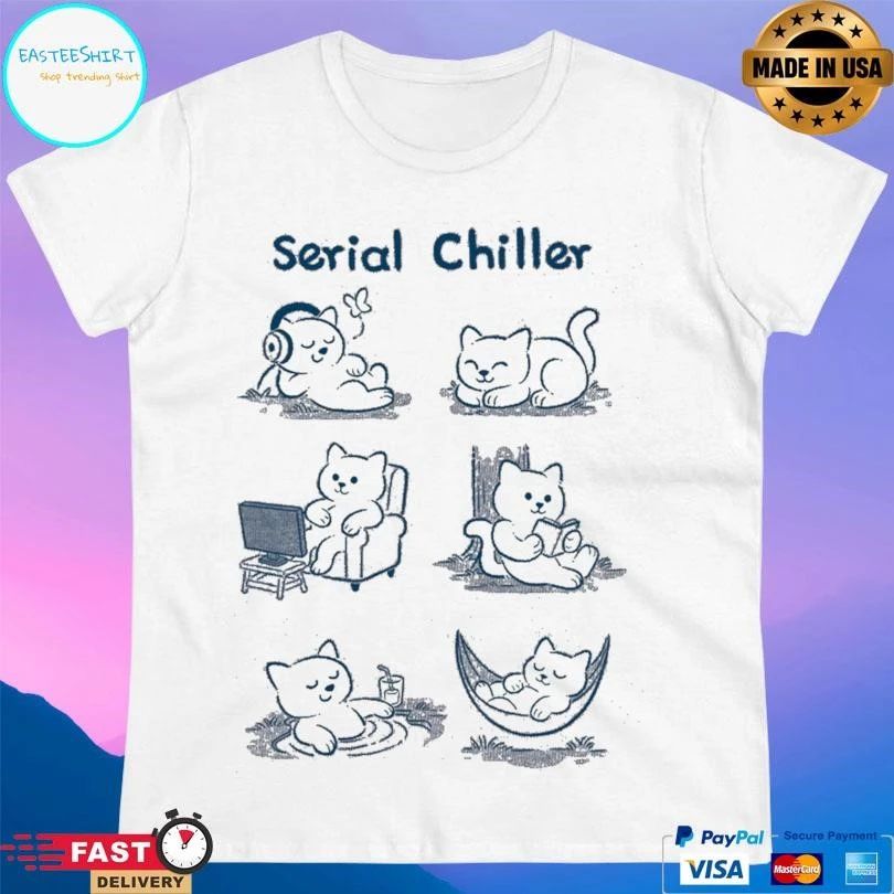 Serial Chiller Cat T-shirts