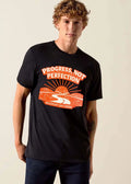 Progress Not Perfection Recovery Day 2026 Winding Road Sunburst Distressed Landscape shirt