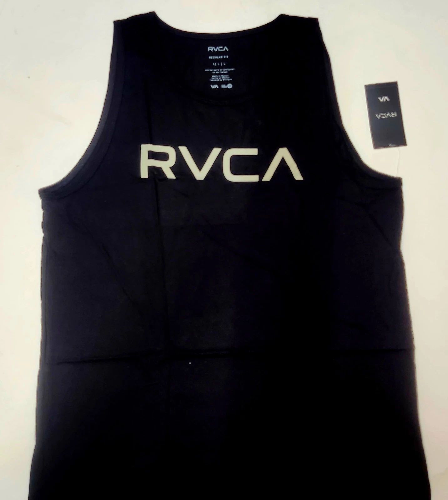 RVCA "ANP  RETRO" TANK TOP  XL  RARE DESIGN..NWT