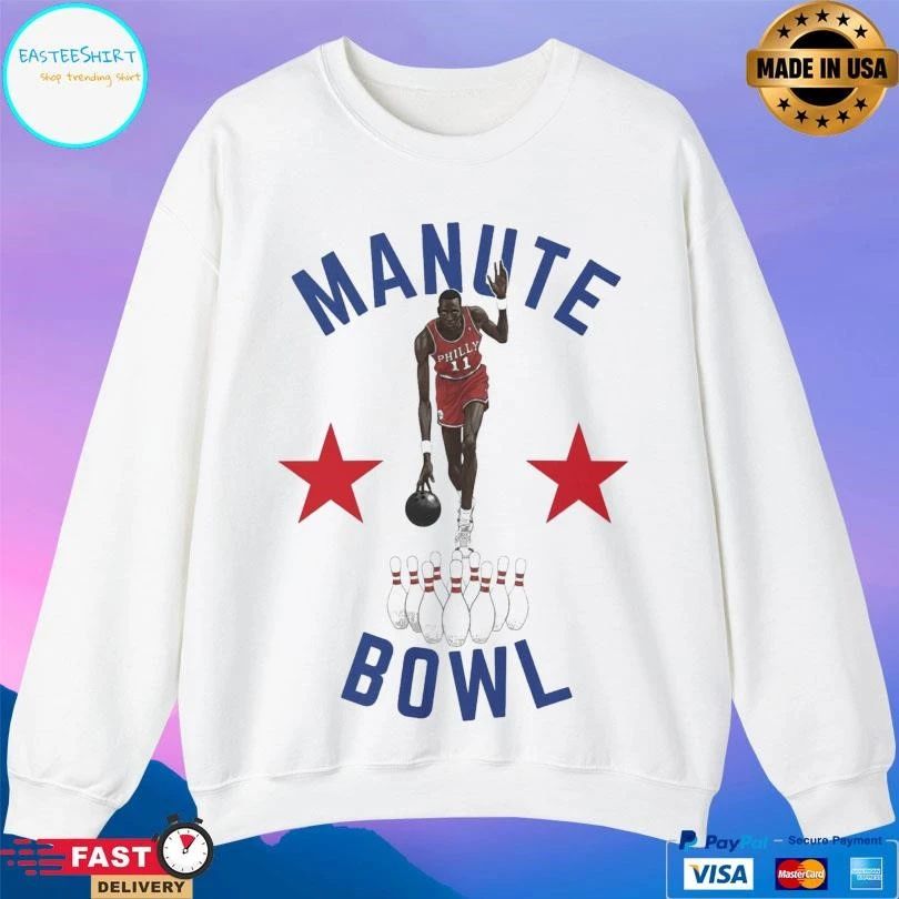 Manute Bol Manute Bowl Philadelphia 76ers T-shirts