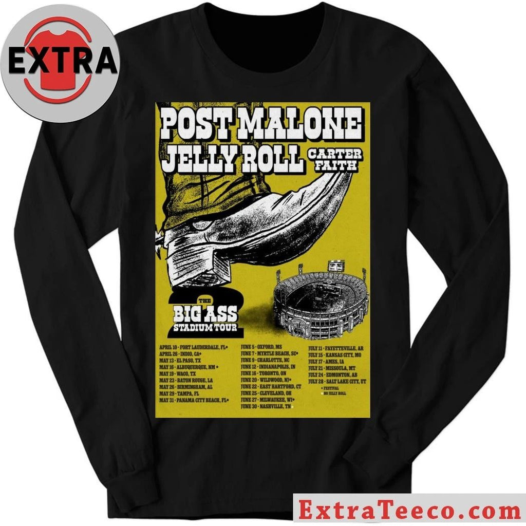 Post Malone Summer Tour 2026 Poster Shirt