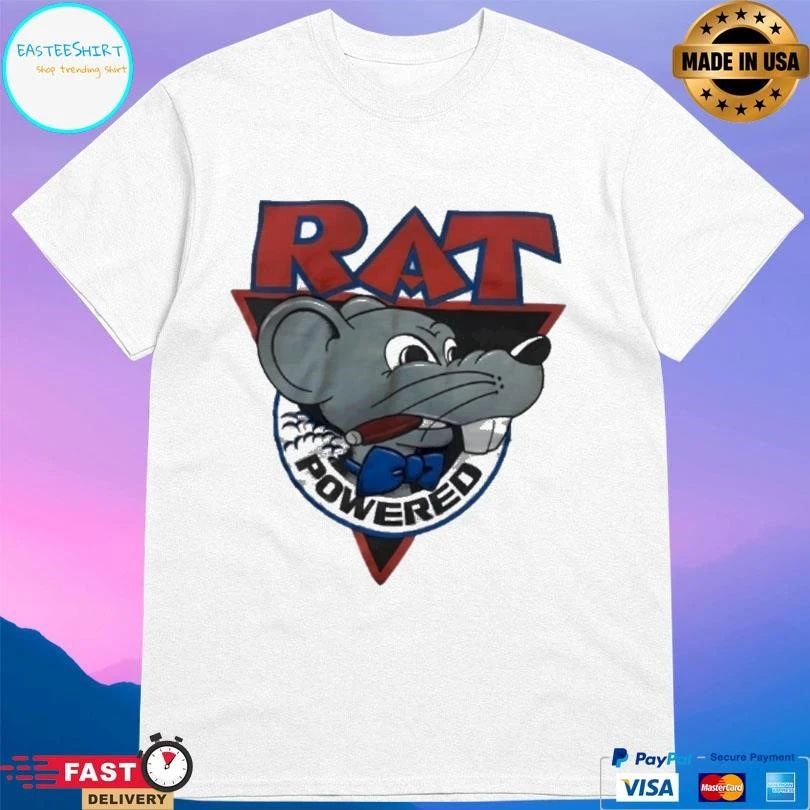 Rat Powered Cartoon T-shirts