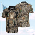 LIGAMX Tigres U.A.N.L Vintage Huntin' Camo Printed Polo Mexican Soccer Apparel