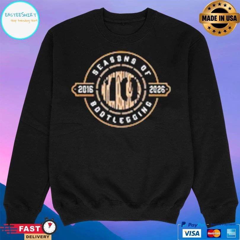 Seasons Of Bootlegger 2016-2026 Logo T-shirts