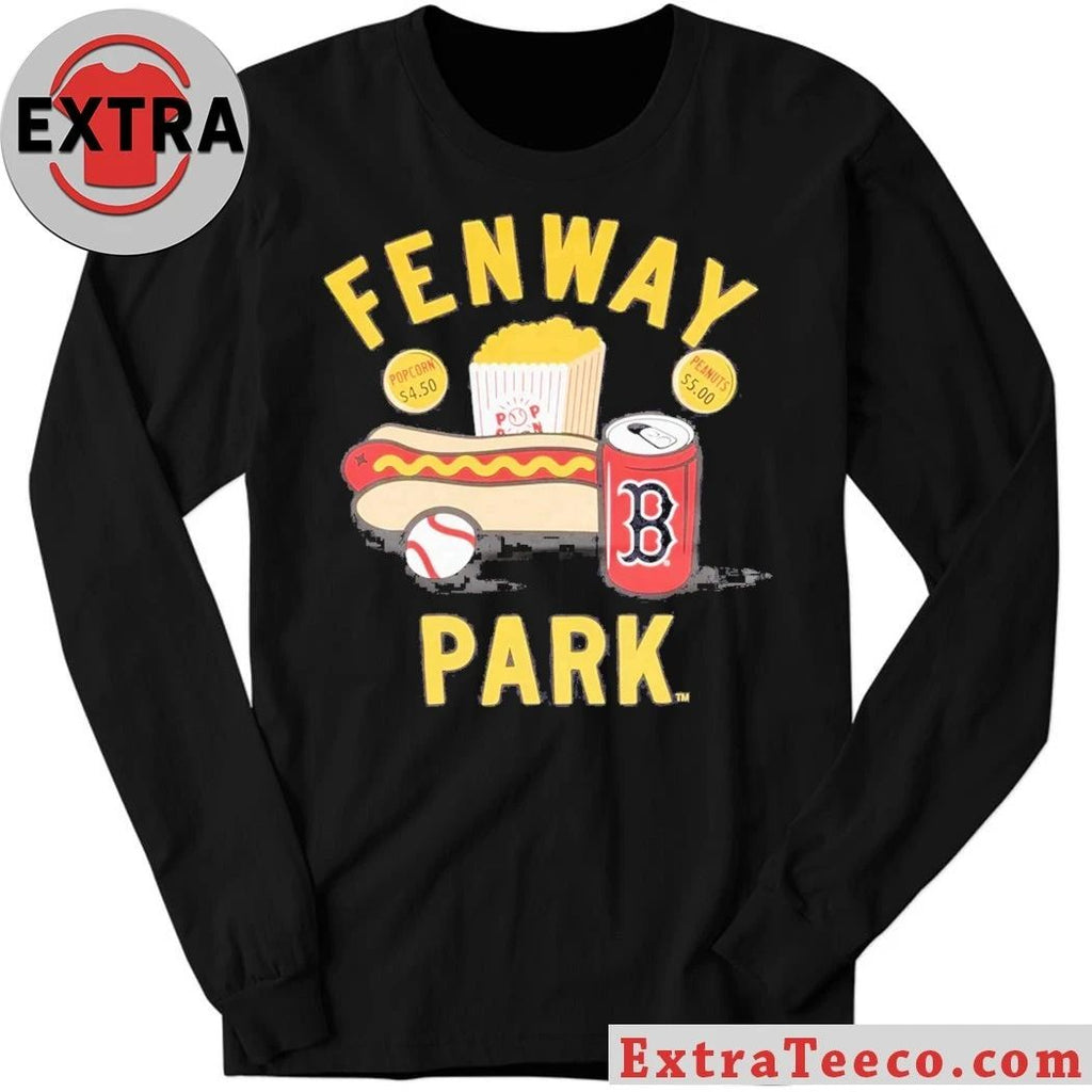 Original Ballpark Food Boston Red Sox Logo Shirt