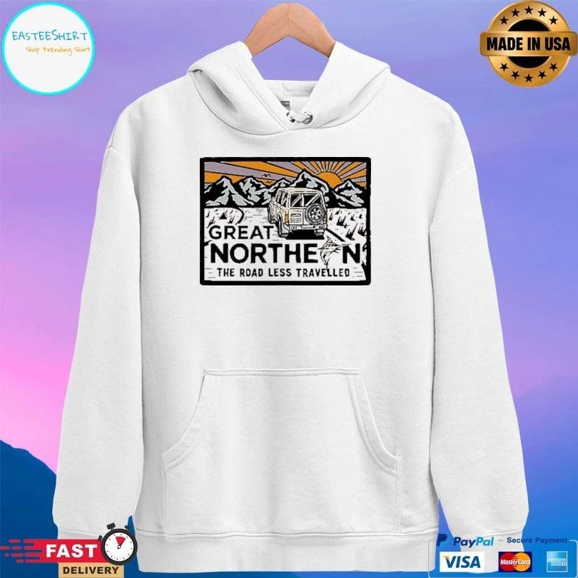 Great Northern The Road Less Travelled T-shirts
