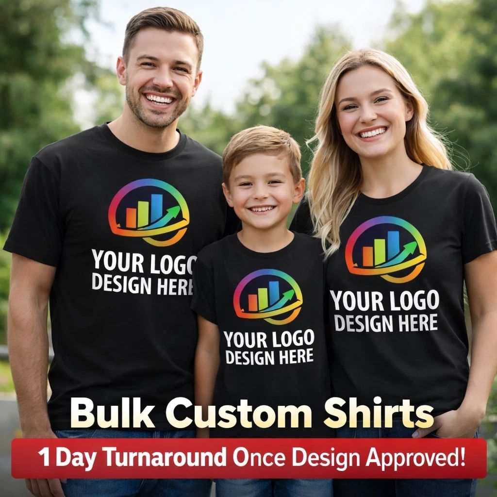 Custom Bella Canvas 3001 T-Shirt Soft Premium Tee Fast Print S-3XL Unisex