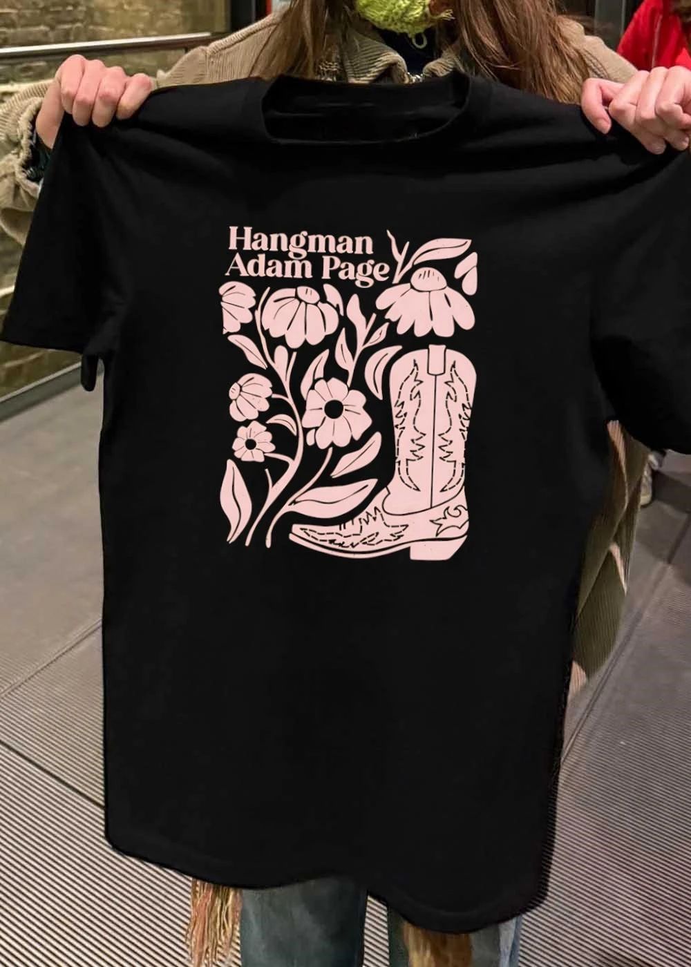Hangman Adam Page Floral Cowboy Boot Shirt