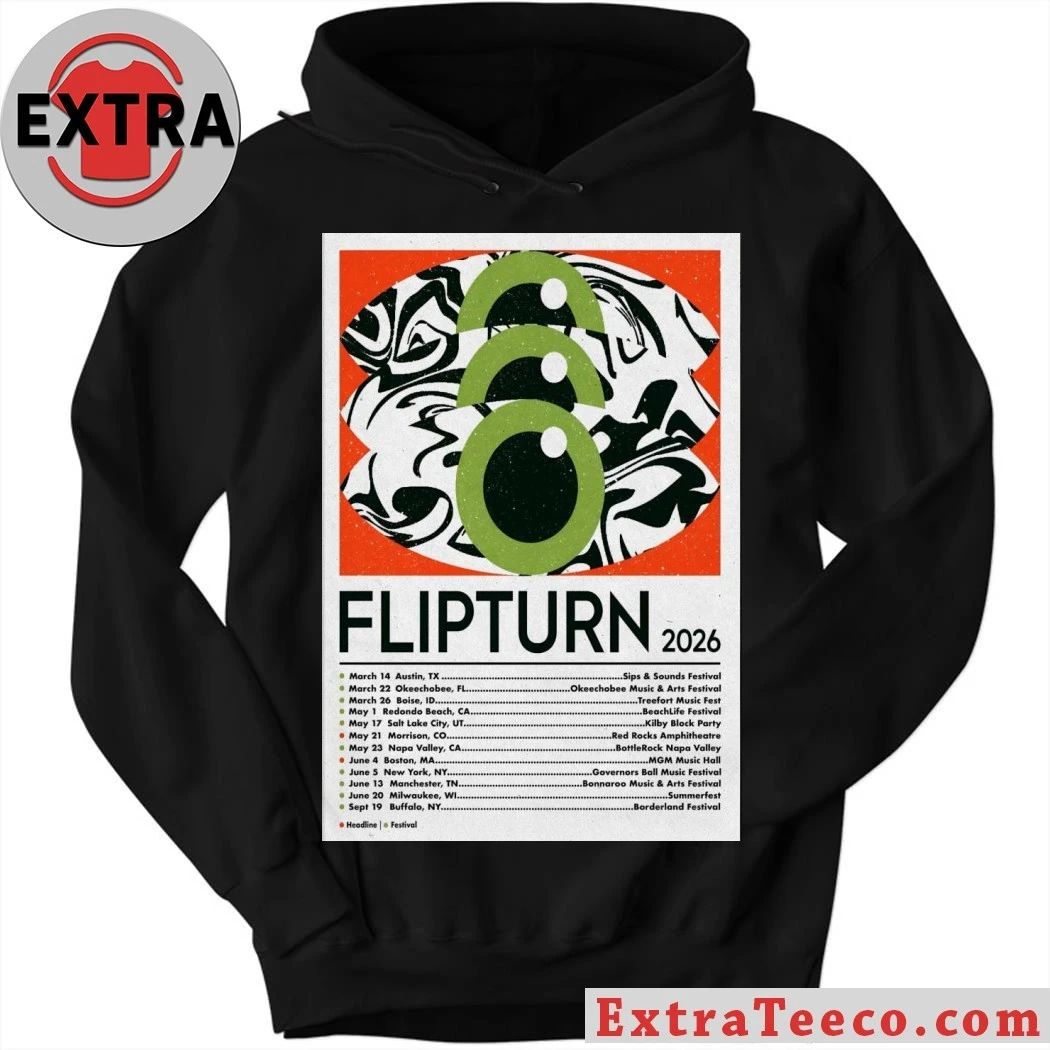 Flipturn Spring And Summer 2026 Shows Poster Shirt