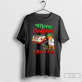 Premium Merry Christmas Litters Full Cat Lovers Funny Christmas T Shirts