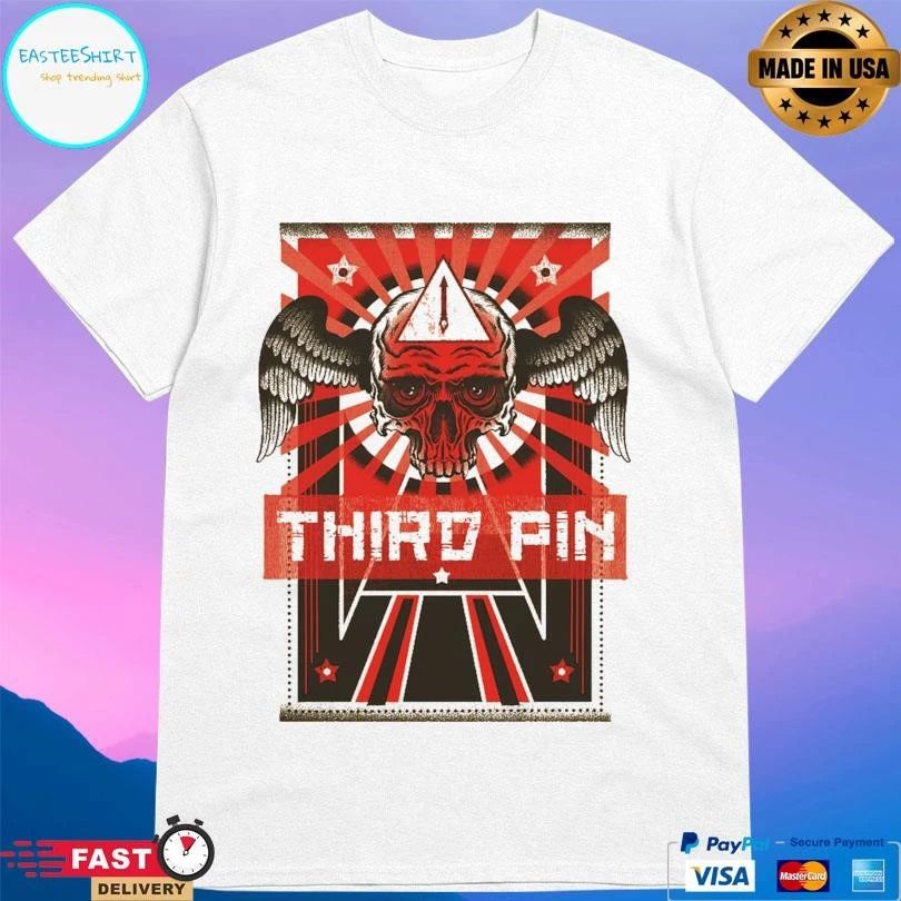 Third Pin Winged Skull T-shirts