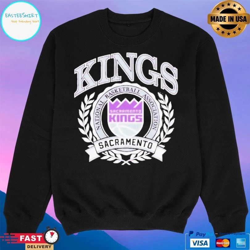 Sacramento Kings Basketball Nba Crest Logo T-shirts