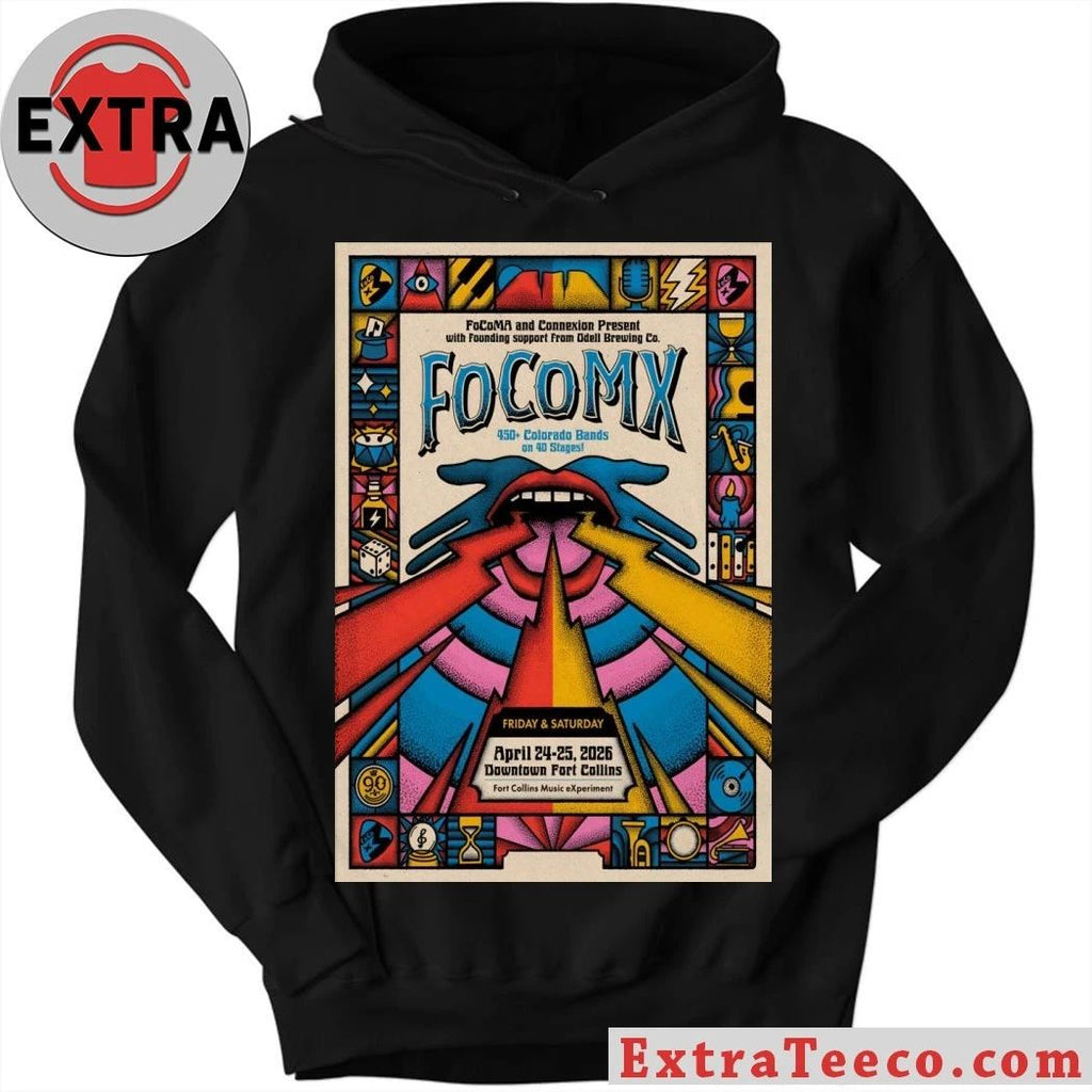 FocoMX Downtown Fort Collins, CO Apr 24-25 2026 Poster Shirt