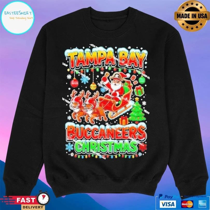 Tampa Bay Buccaneers Football Christmas Holiday 2025 T-shirts