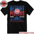 Detroit Pistons Playoffs ’26 Eastern Conference Skyline Logo 2026 T-Shirt