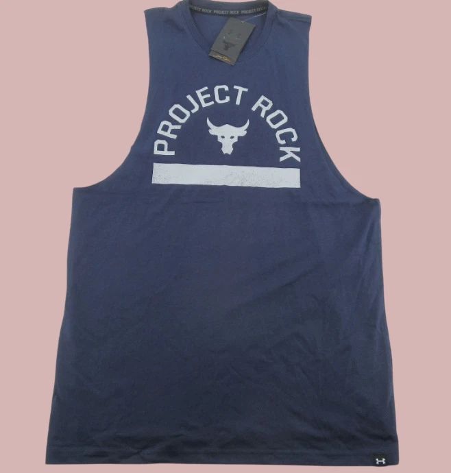 Under Armour Project Rock Payoff Tank Top Sleeveless Men Sz LT / 3XLT / 4XLT New