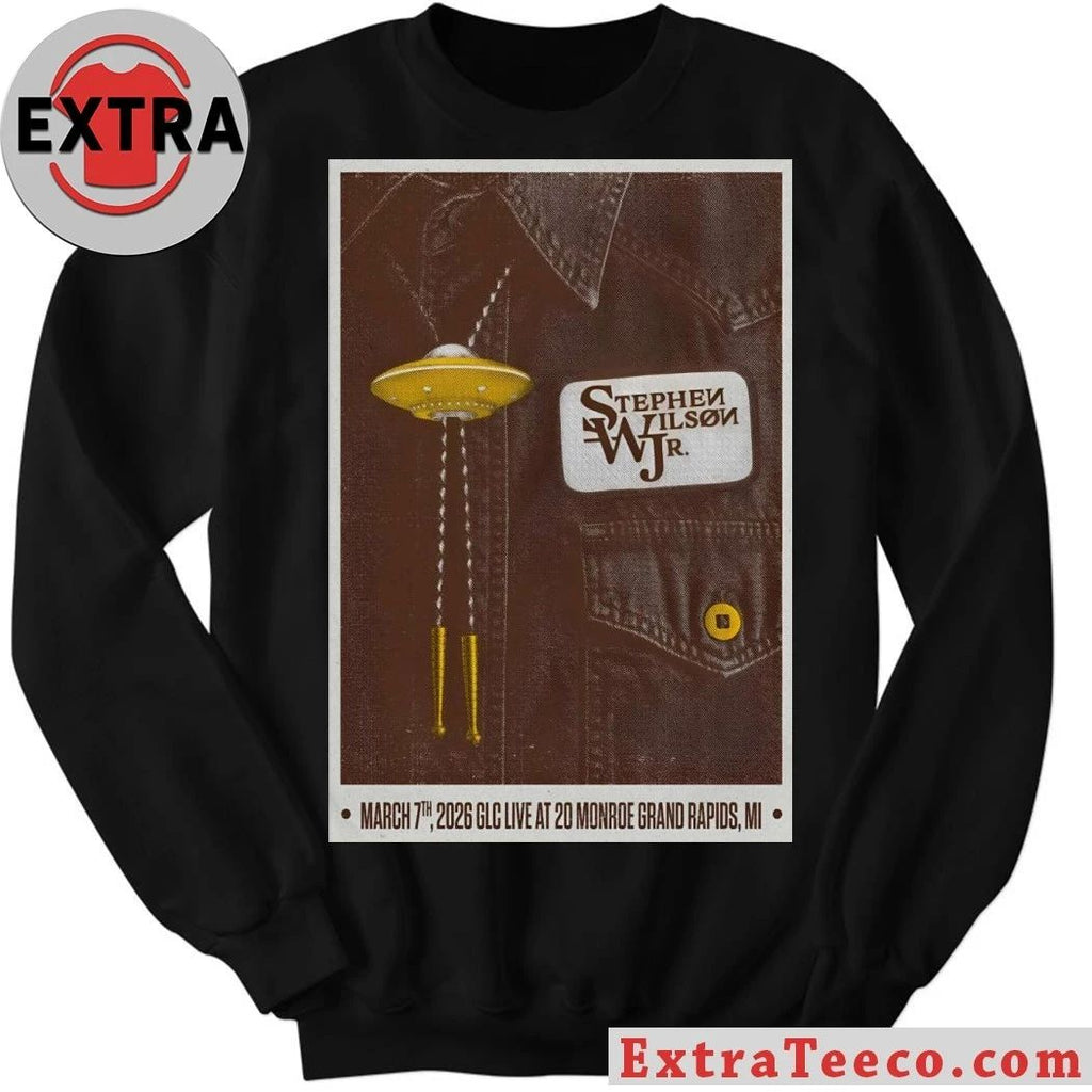 Original Stephen Wilson JR. In Grand Rapids MI On March 7 2026 Tour Poster Shirt