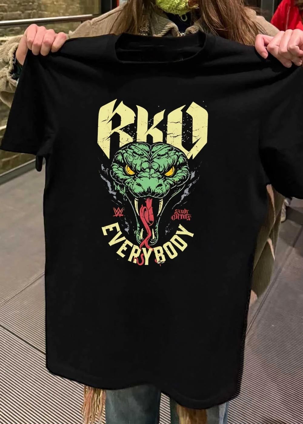 Randy Orton RKO Outta Nowhere Snake Graphic T-Shirt