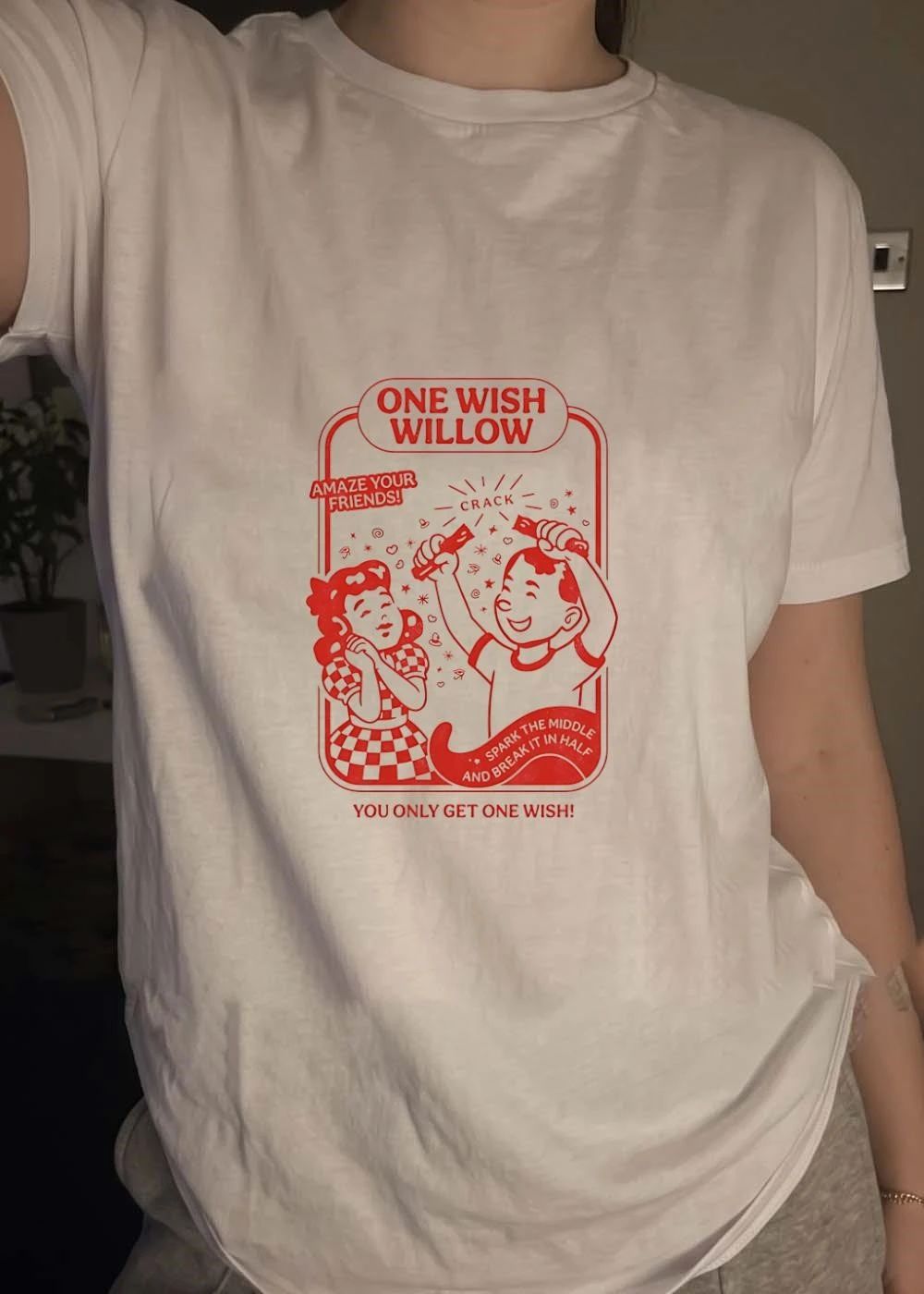 One Wish Willow Amaze Your Friends Spark the Middle and Break It in Half shirt