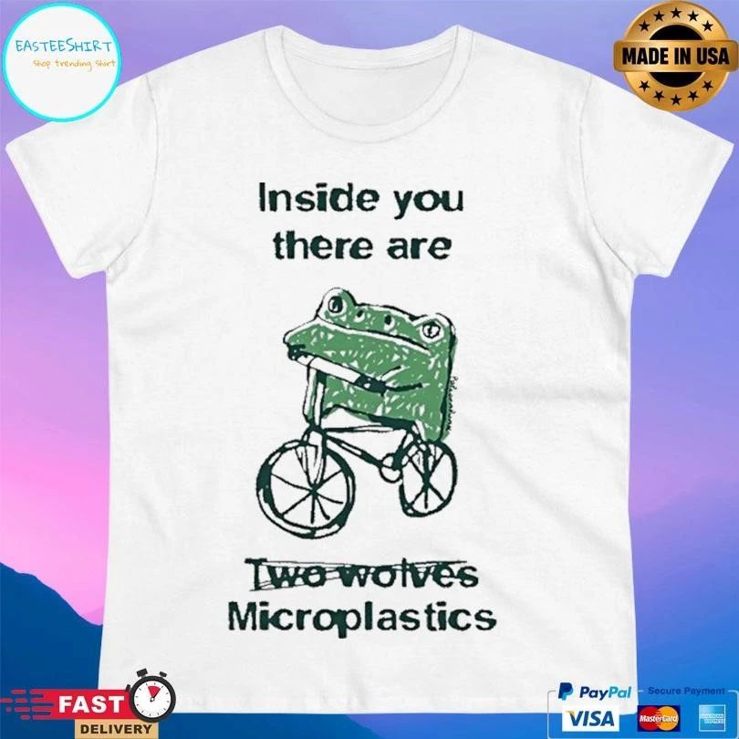 Frog Inside You There Are Two Wolves Microplastics T-shirts