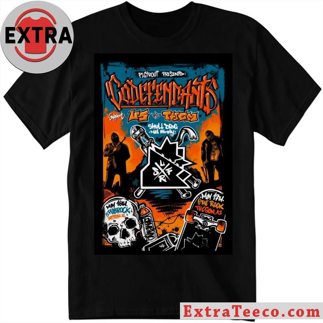 Codefendants Arizona Shows May 16-17 2026 Poster Shirt