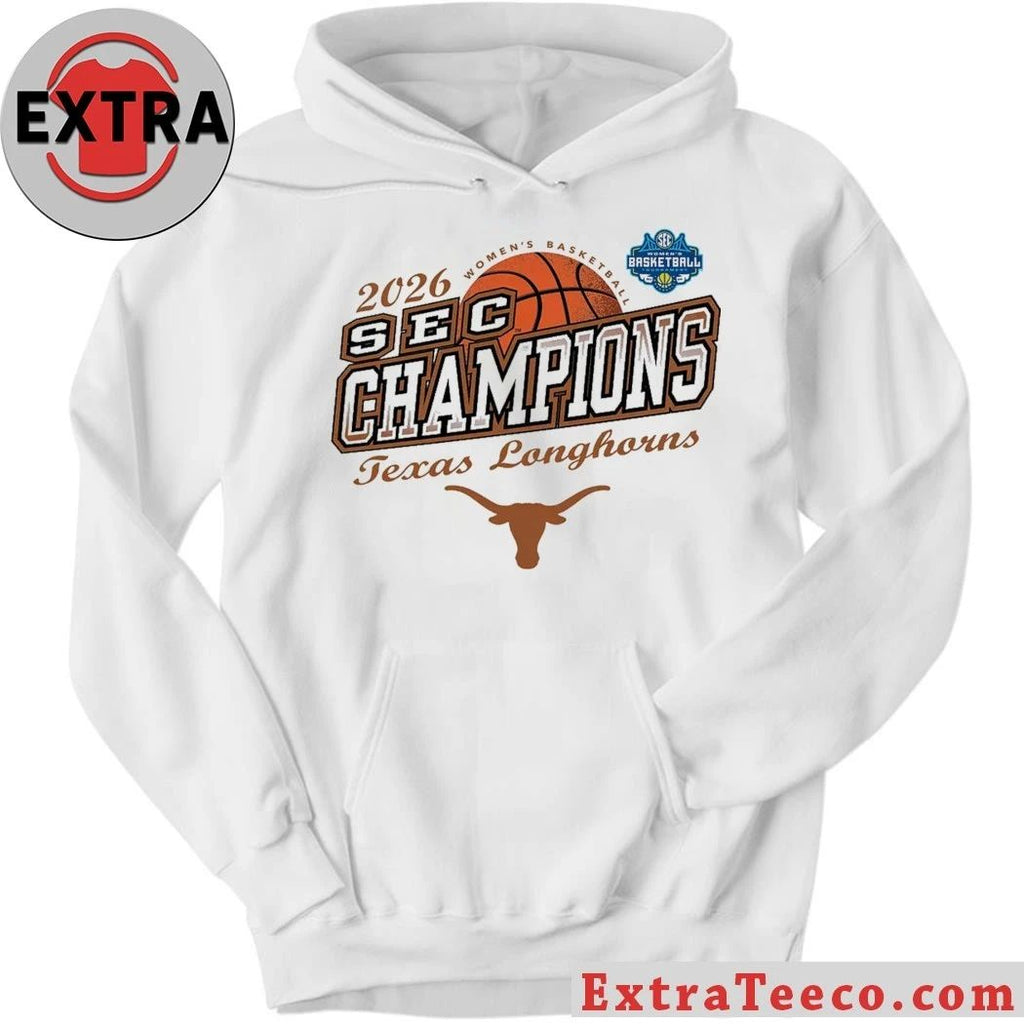 2026 Women’s Basketball SEC Conference Champs Texas Longhorns Locker Logo Shirt