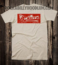 Retro Tee T Shirt Hot Rod Drag Race Racing Speed Shop Creitz Equipped Oklahoma